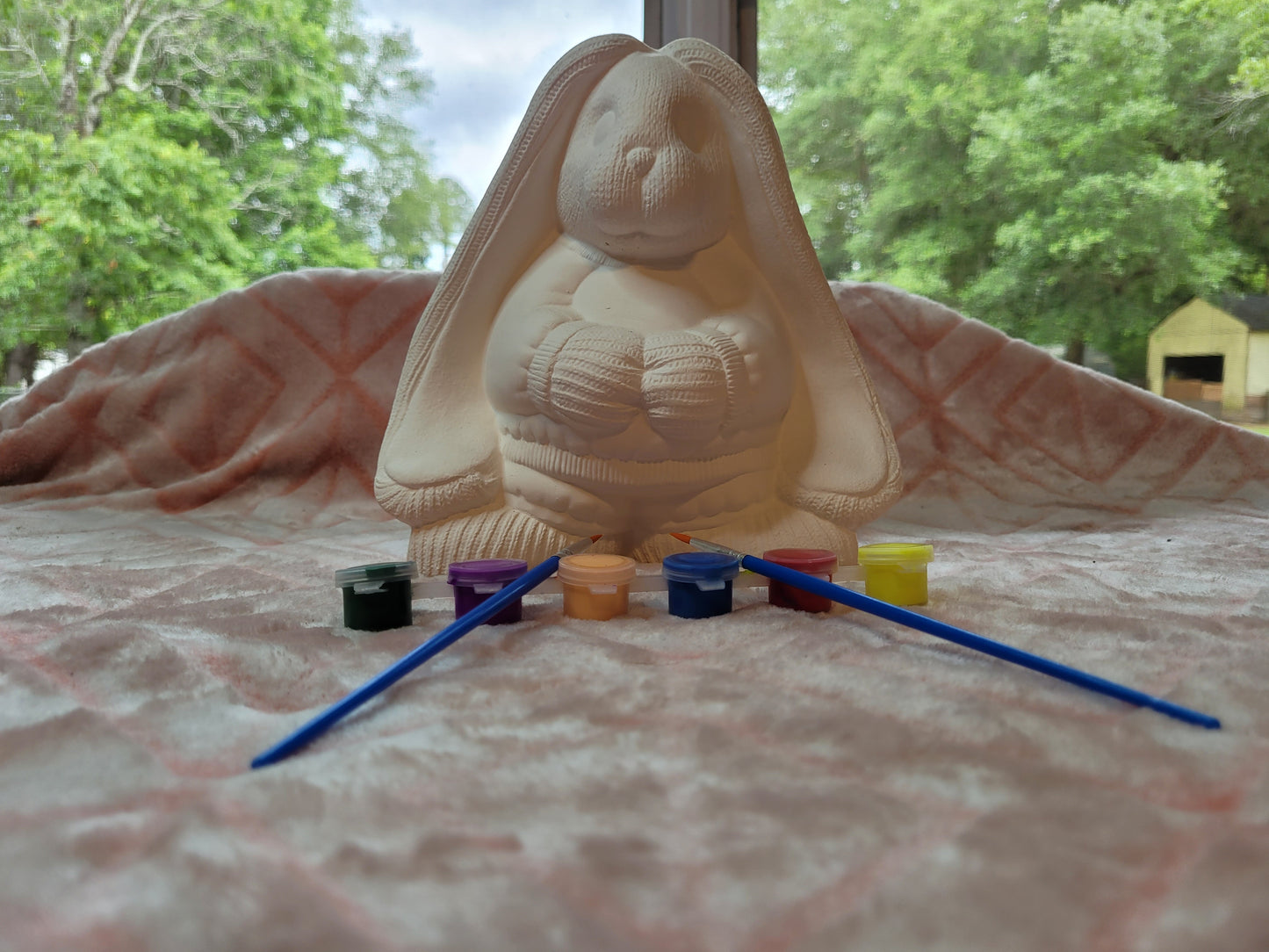 Large rabbit paint kit