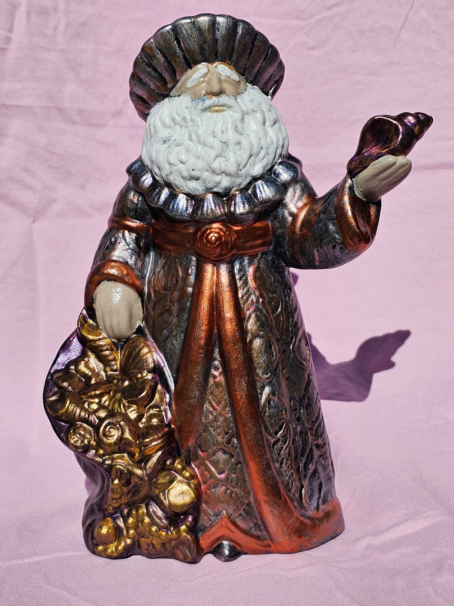 Old world Santa with shells