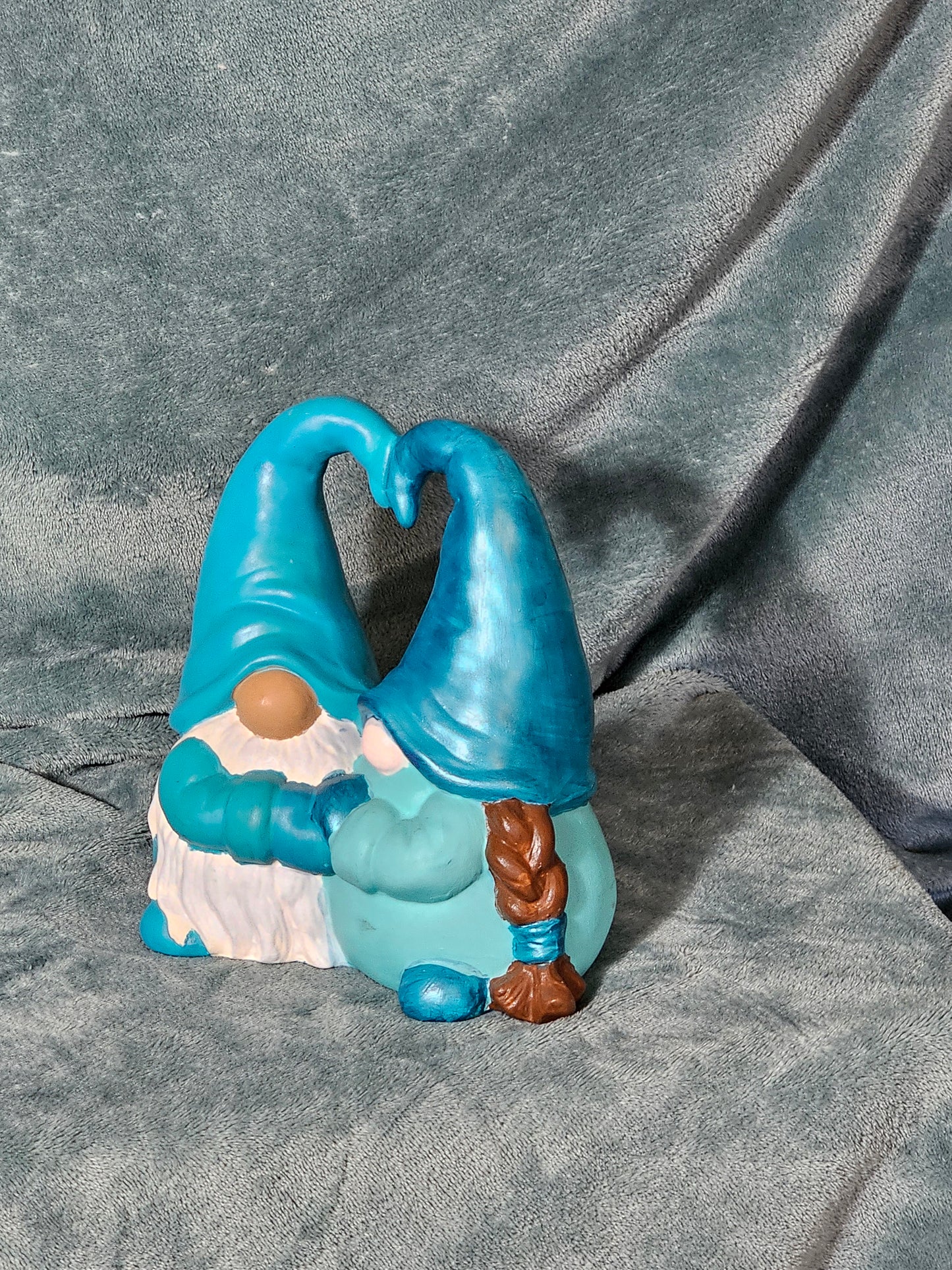 Ceramic NC Wolfpack Gnome couple