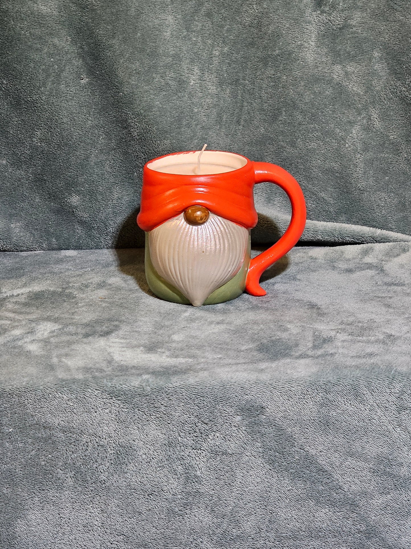 Red hat Balsm Eucalyptus candle gnome